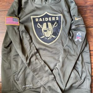 Raiders salute to service hoodie